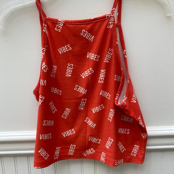 Rue21 Orange Vibes Tank Top Crop Size Large - Picture 10 of 10